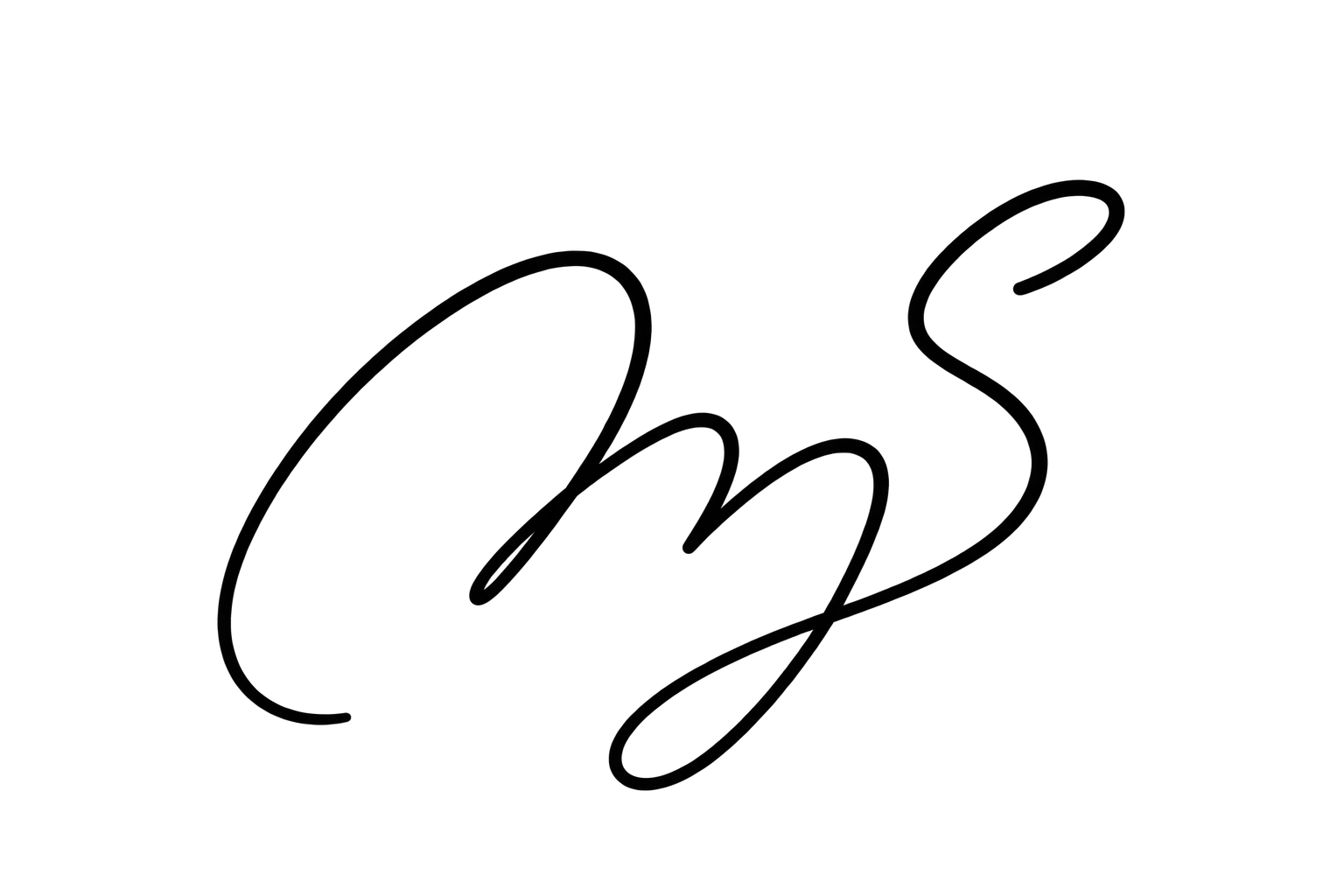 Maggie's initials